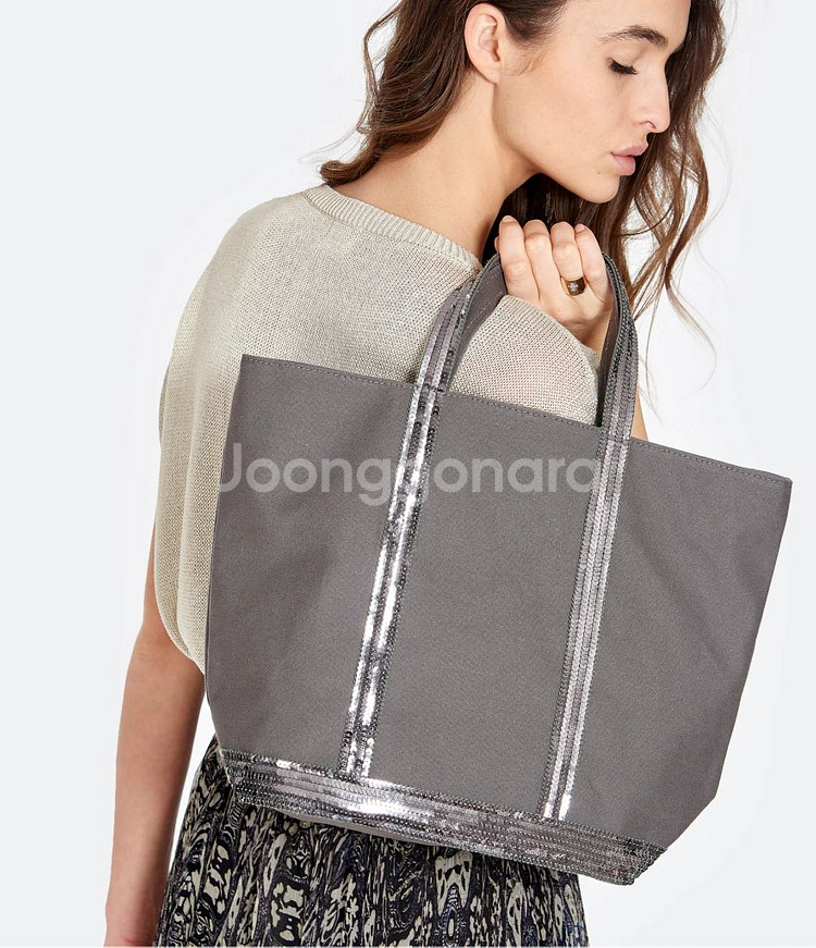 (새상품/정품) 바네사브루노 그레이 카바스백 M사이즈--0