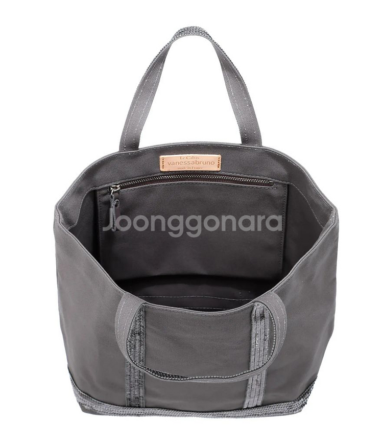 (새상품/정품) 바네사브루노 그레이 카바스백 M사이즈--3