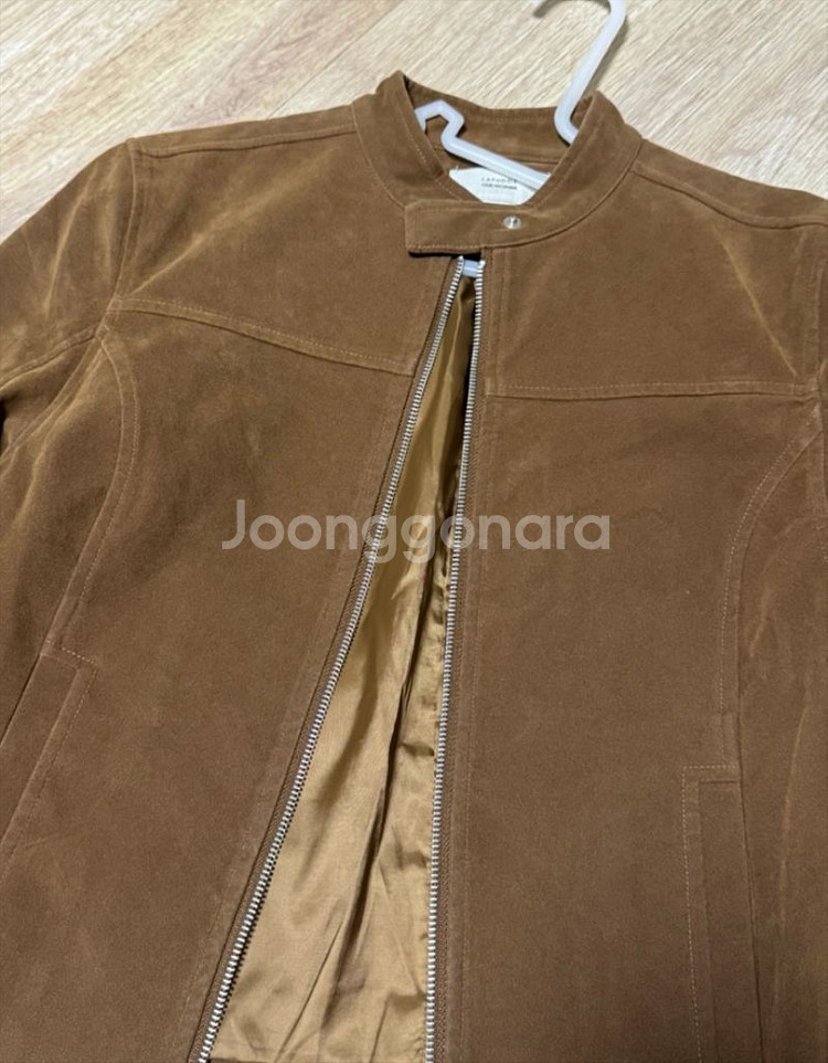 라퍼지포우먼 스웨이드 레이싱 자켓 M--3