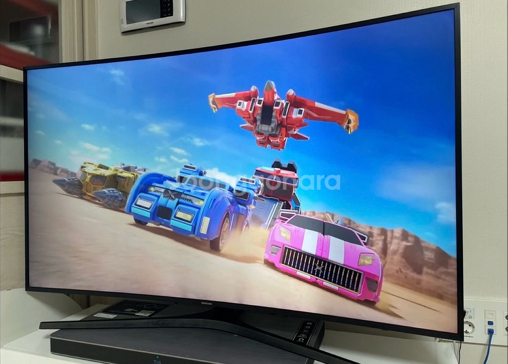 55인치 커브드 삼성 tv--0