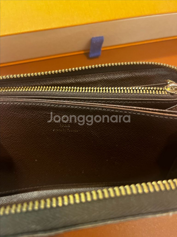 (정품)루이비통 다미에 지퍼 장지갑--1