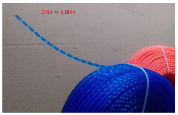 예초기 나일론줄 회오리 80m(500g) 새제품 이미지