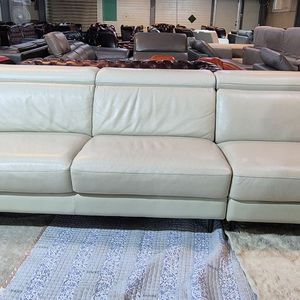까사미아 쿠나 이태리 천연가죽 4인 소파(헤드업)
