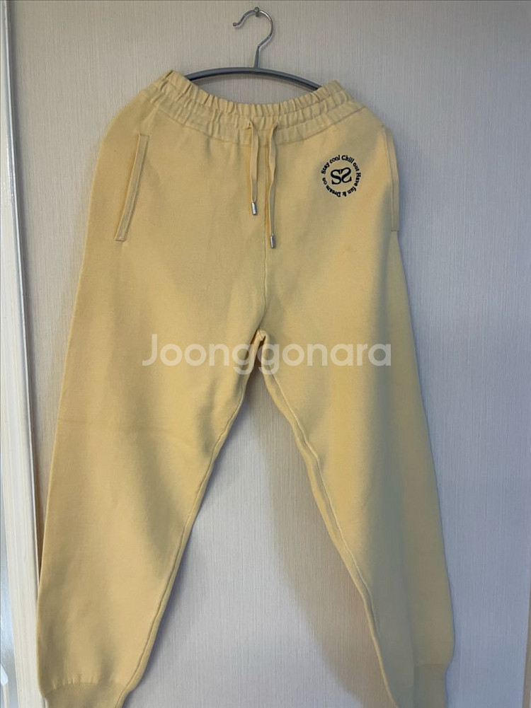 SANDRO 산드로 자수 니트 조거 트레이닝 셋업--1