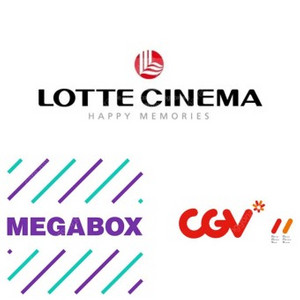 롯데시네마메가박스CGV1~5인 F1 좀비딸 스머프