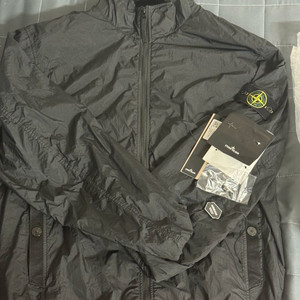스톤아일랜드 크링클랩스 25SS 자켓 블랙 XXXL