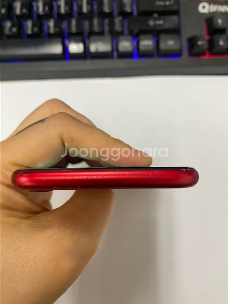 아이폰SE3 레드 A급 256G 배터리100%--4