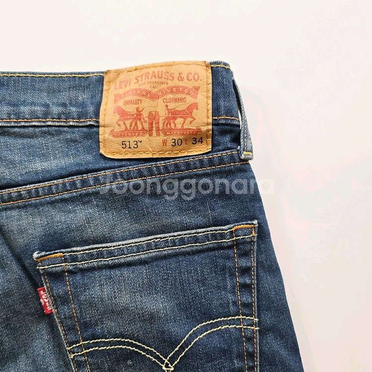 리바이스 청바지 약스판 데님 사이즈30 R1496--4