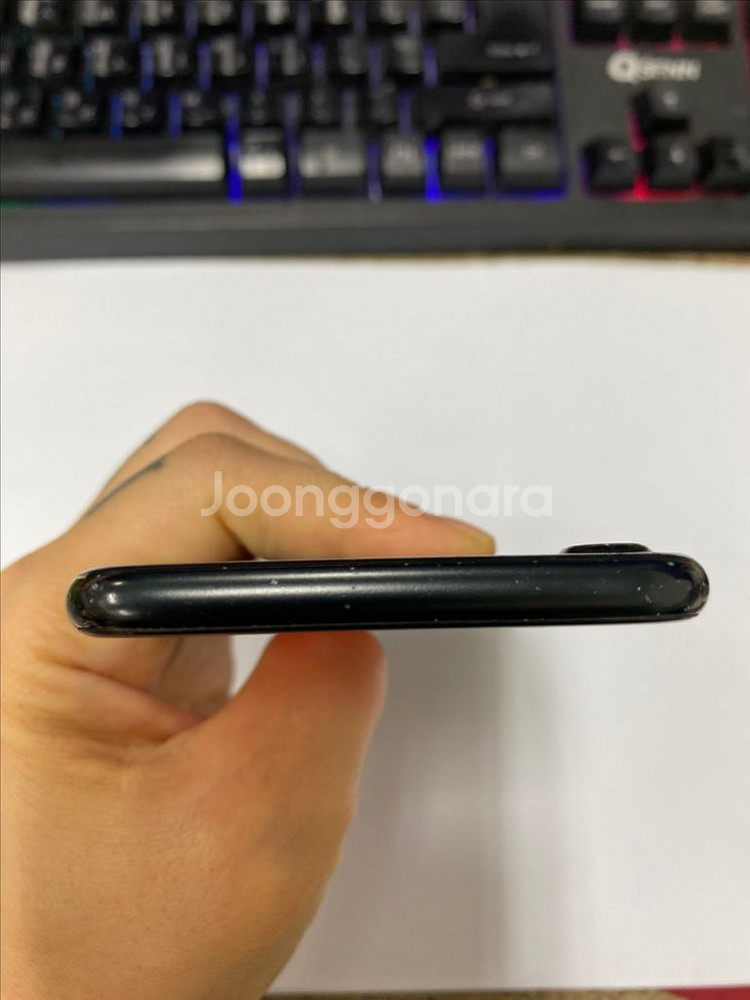 아이폰7 매트블랙 액정SS급 128G 무잔상--3