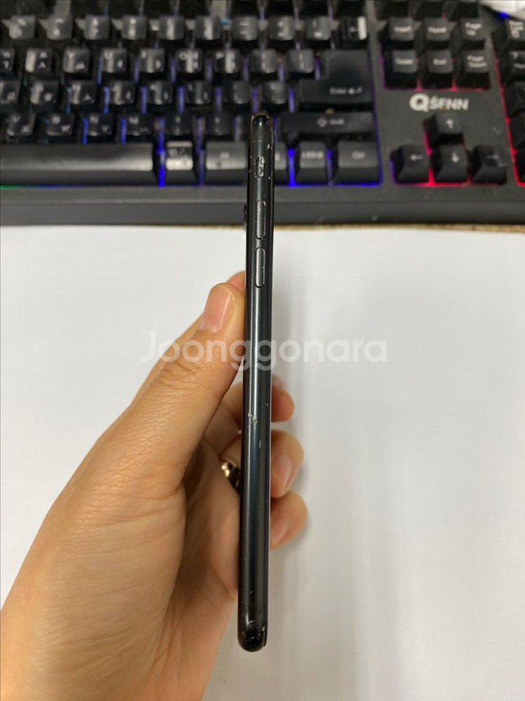 아이폰7 매트블랙 액정SS급 128G 무잔상--4