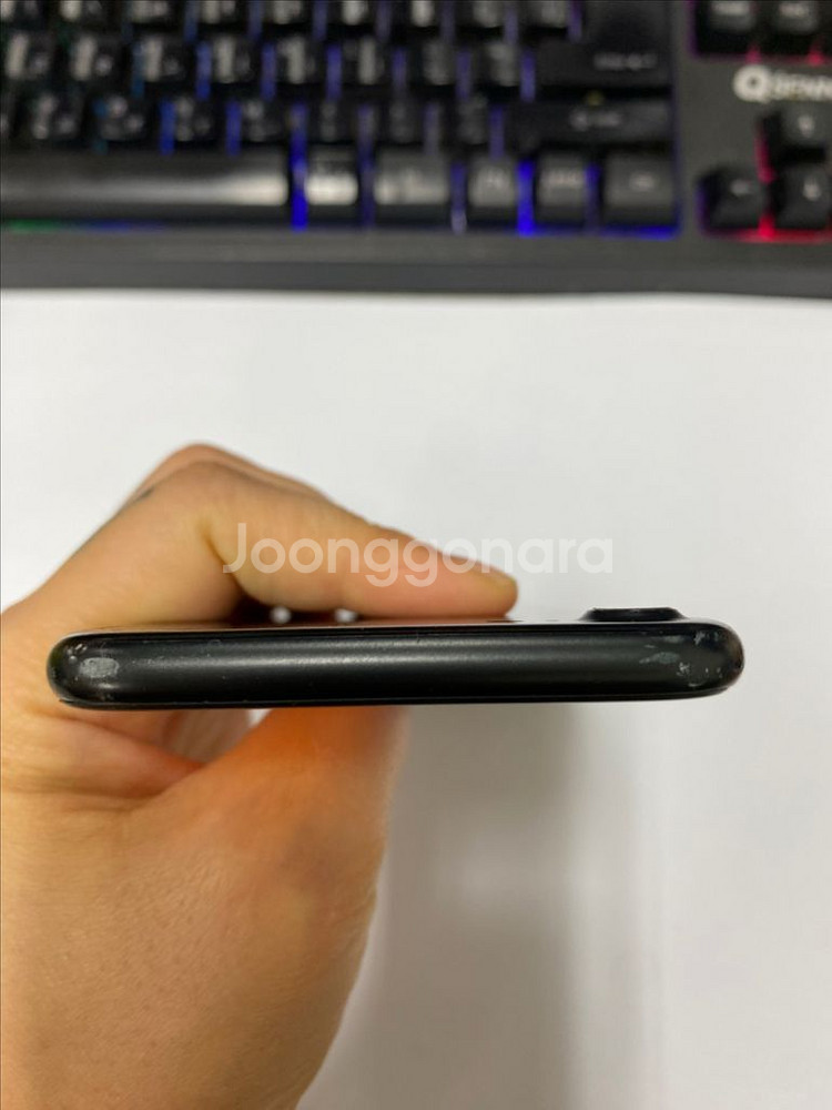 아이폰7 매트블랙 액정SS급 128G 무잔상--4
