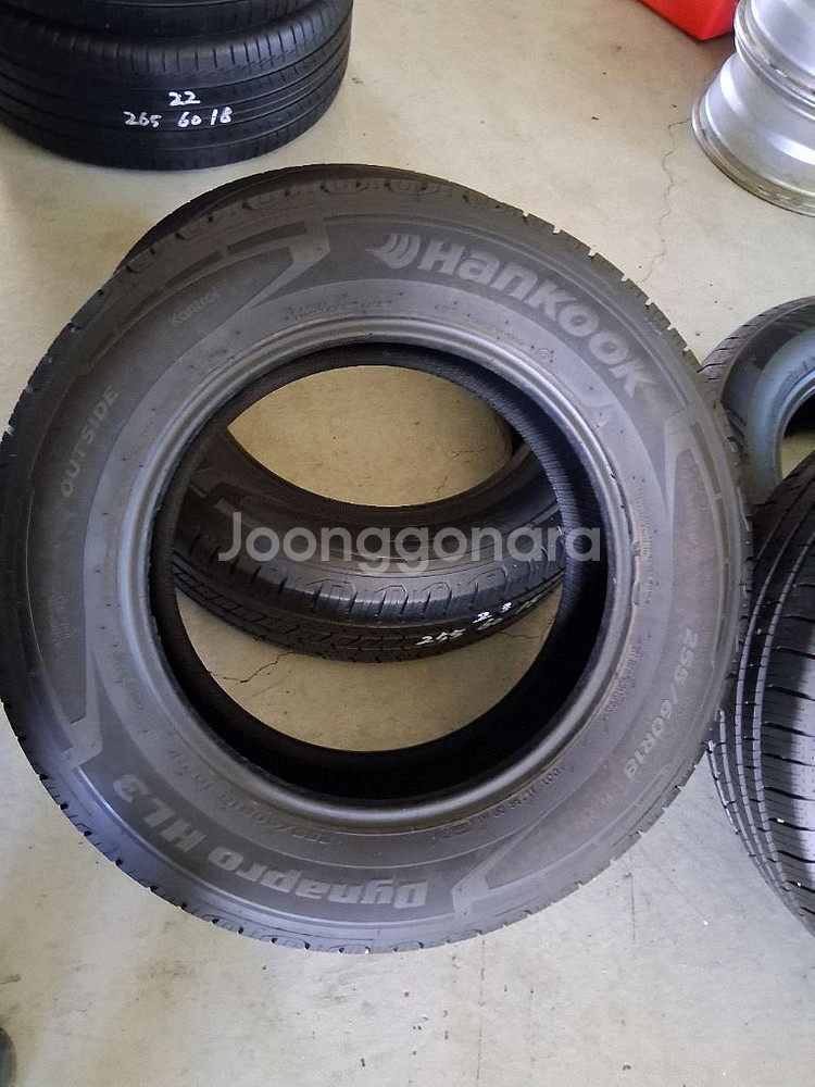 렉스턴코란도베라크루즈2555518중고타이어255 55--2