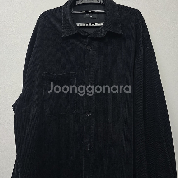 [TOFFEE] 남성 오버핏 코듀로이 셔츠 남방 XL--1