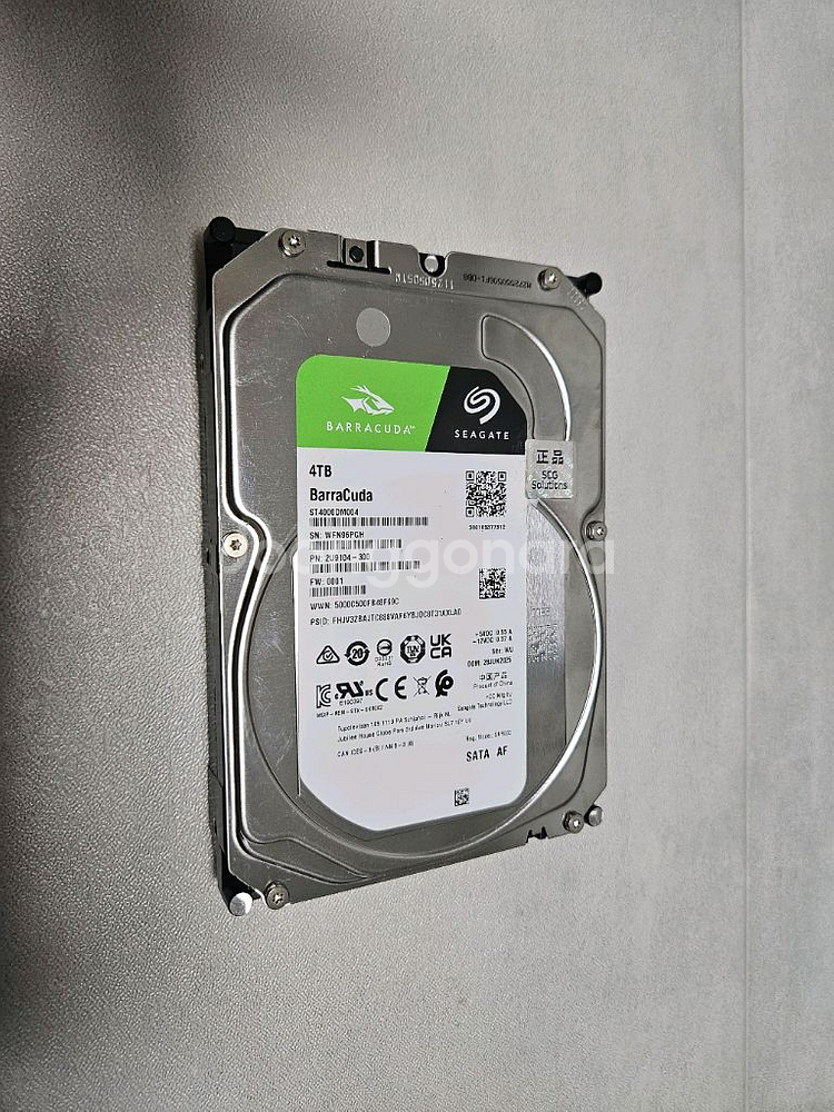 씨게이트 바라쿠다 4TB HDD--0