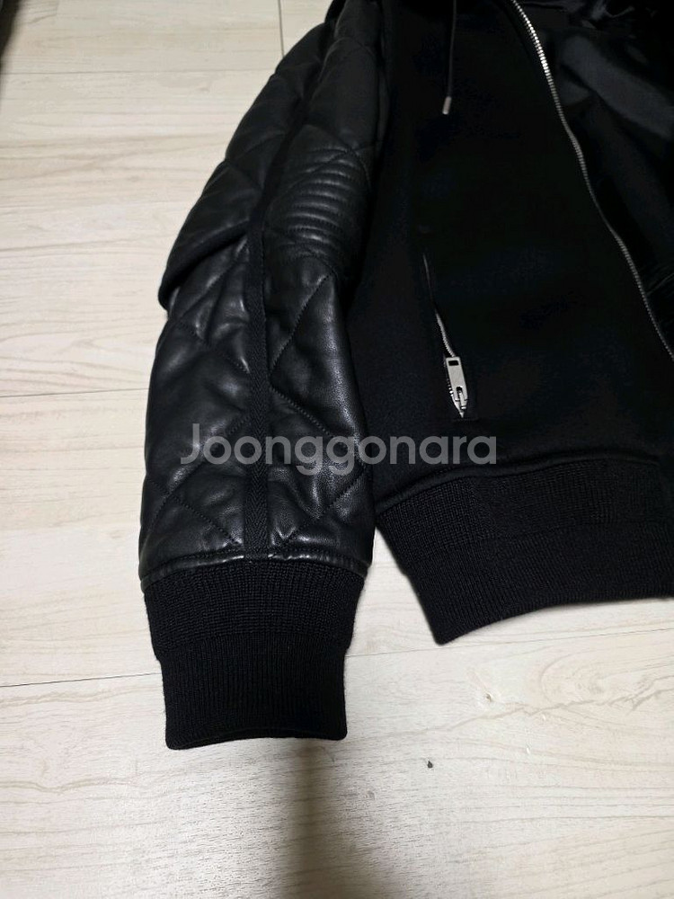 Givenchy 후드 가죽 자켓 50--6