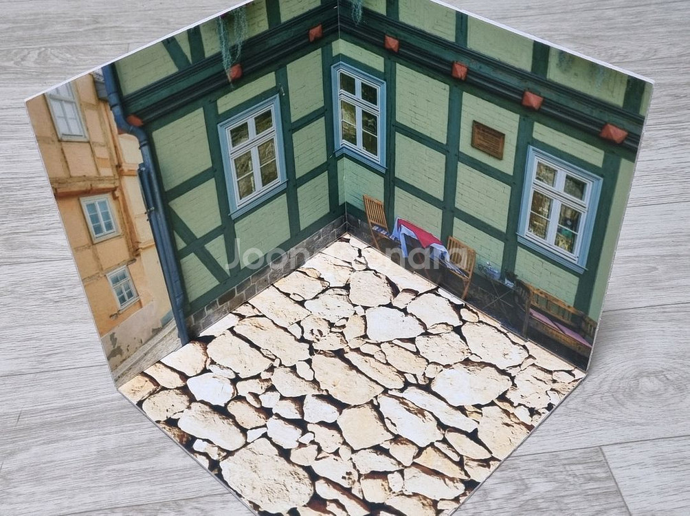 오비츠11 사이즈 배경 아크릴 스탠드, 디오라마--1