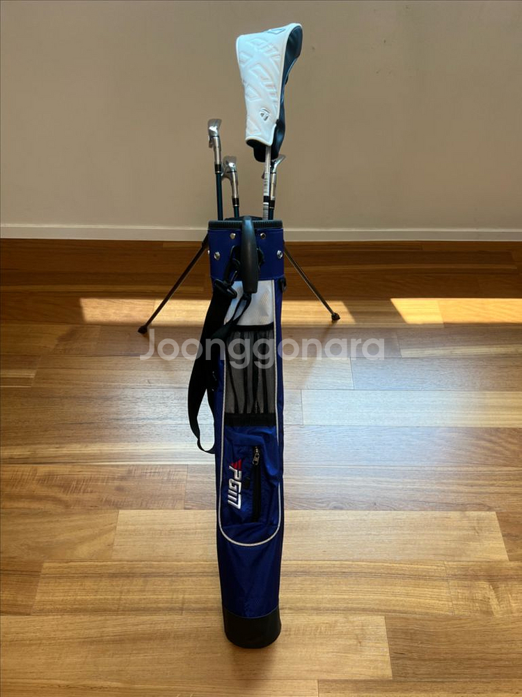 PGM 초경량 1kg 골프 하프백 스탠드백 블루--2