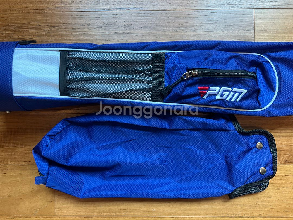 PGM 초경량 1kg 골프 하프백 스탠드백 블루--5
