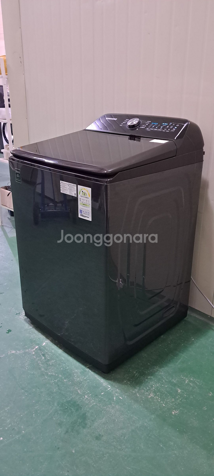 2632 삼성 그랑데 19KG 통돌이세탁기(블랙캐비어)--2