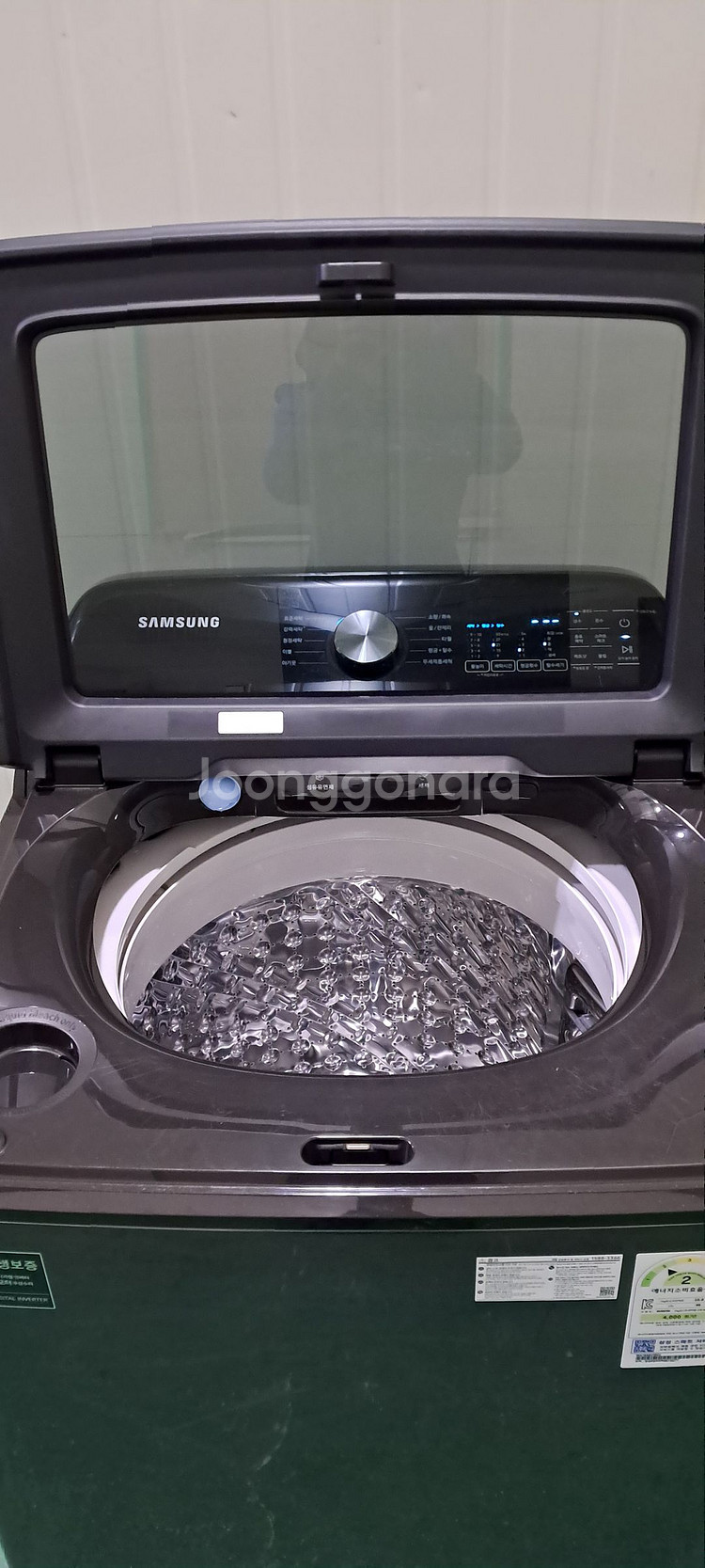 2632 삼성 그랑데 19KG 통돌이세탁기(블랙캐비어)--5