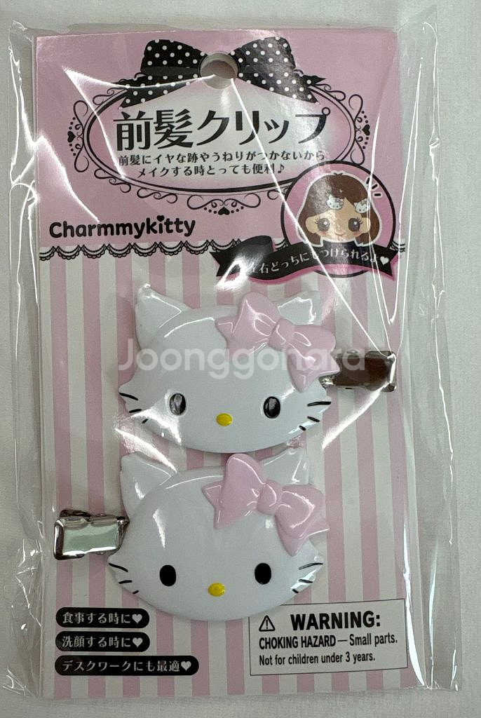 헬로 키티 머리핀--1