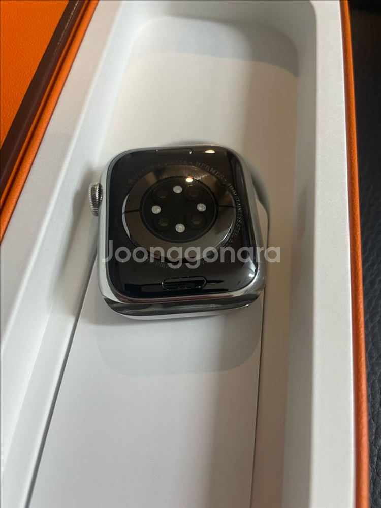 애플워치8에르메스 실버 41mm 애플케어+--1