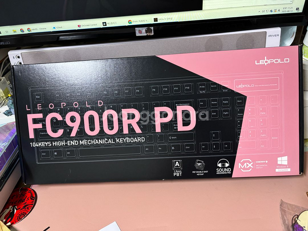 레오폴드 라이트 핑크 FC900R PD 유선 키보드--0
