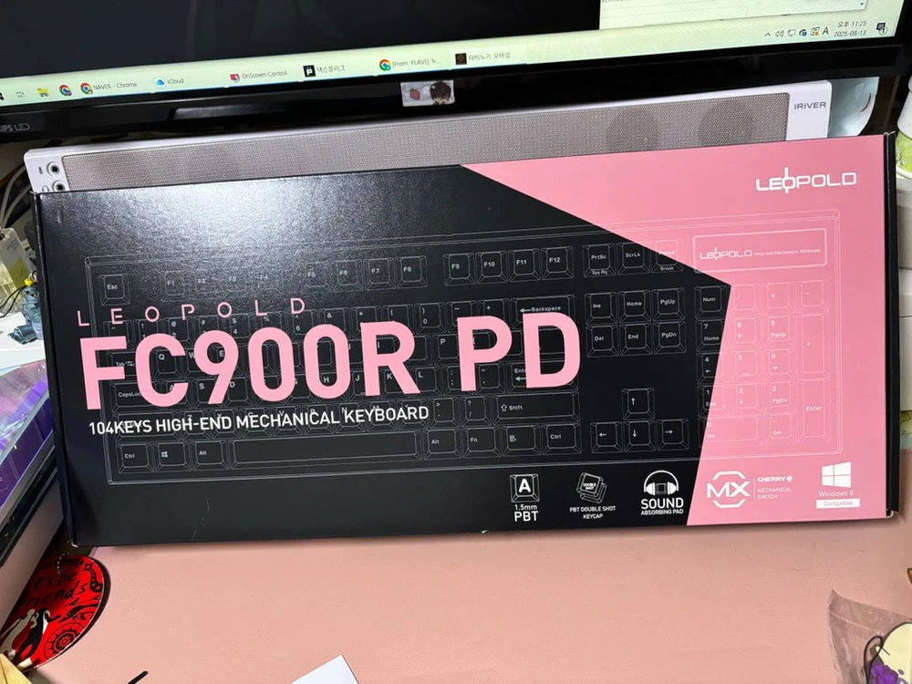 레오폴드 라이트 핑크 FC900R PD 유선 키보드 이미지