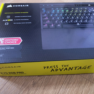 커세어 K70 RGB PRO 적축 S급팝니다