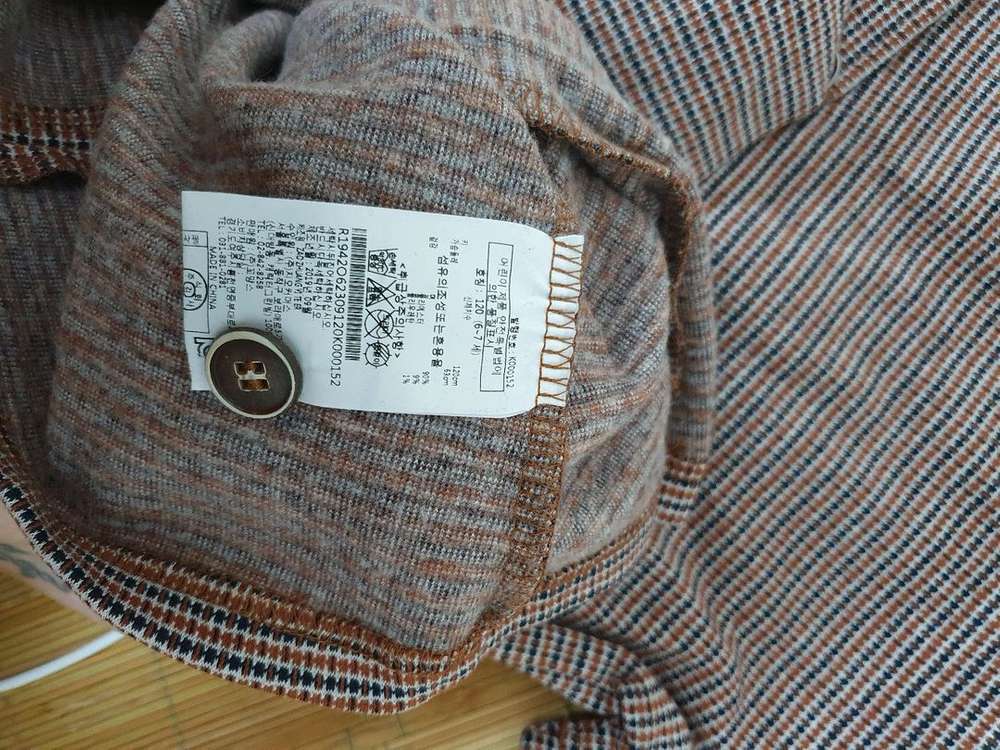 레노마 키즈 체크 윈피스 120(6~7세)/새제품--4