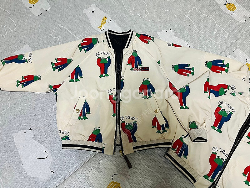 리미떼두두 리버시블 블루종 점퍼 m, xl--1