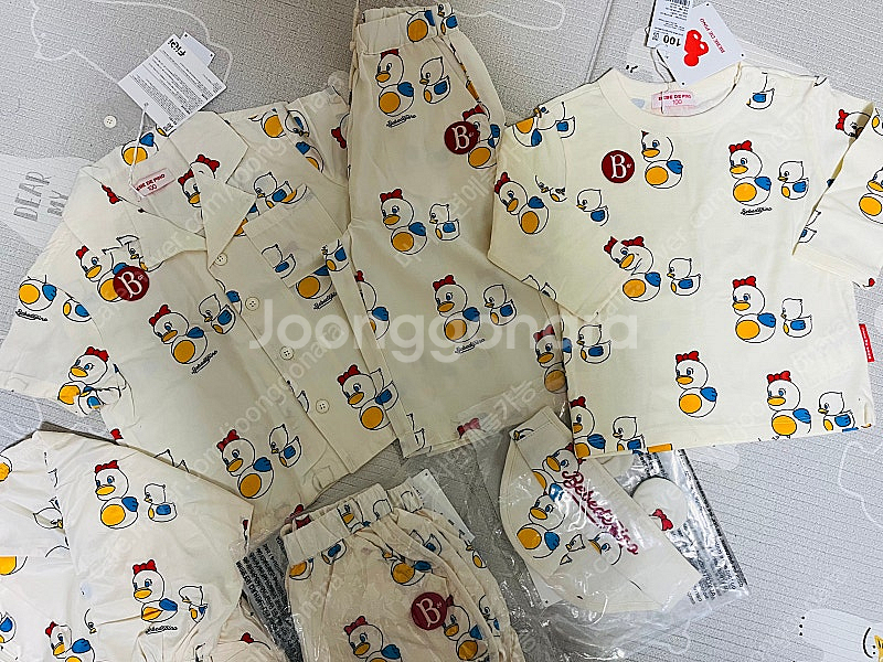 (새상품)베베드피노 바람막이, 상하, 모자 10--2