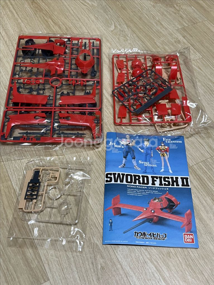 반다이 카우보이비밥 소드피쉬2 프라모델--1