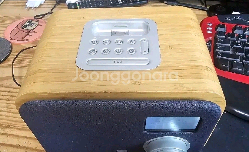 VERS 1.5 아이팟 도킹 플레이어 라디오 알람시계.--1