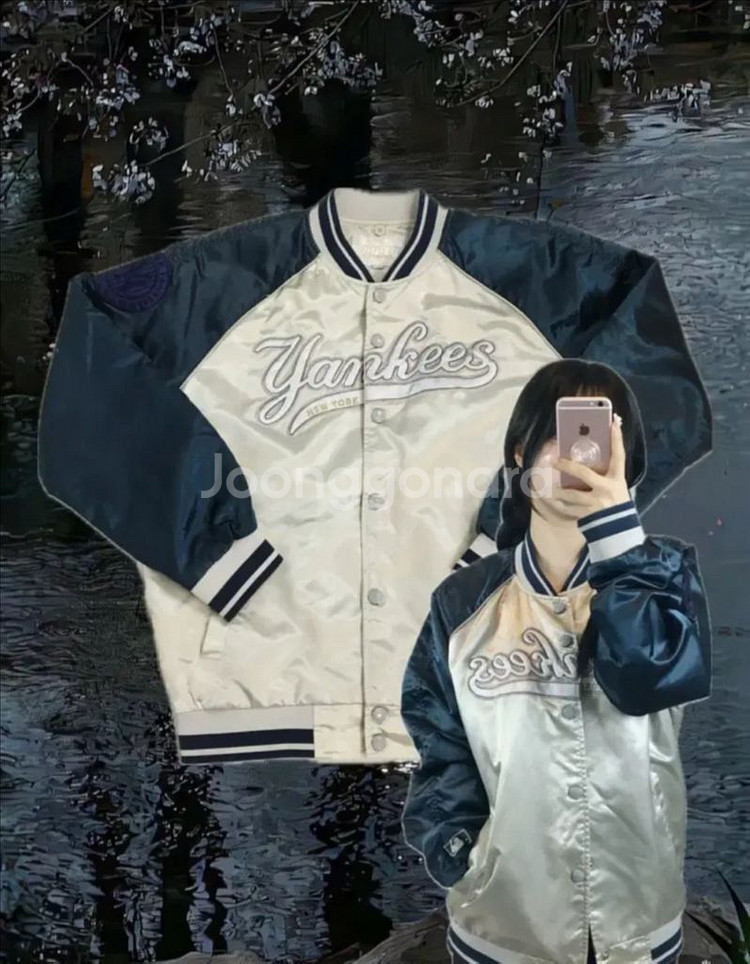 대대장 희귀) mlb 양키즈 스타디움 자켓--0