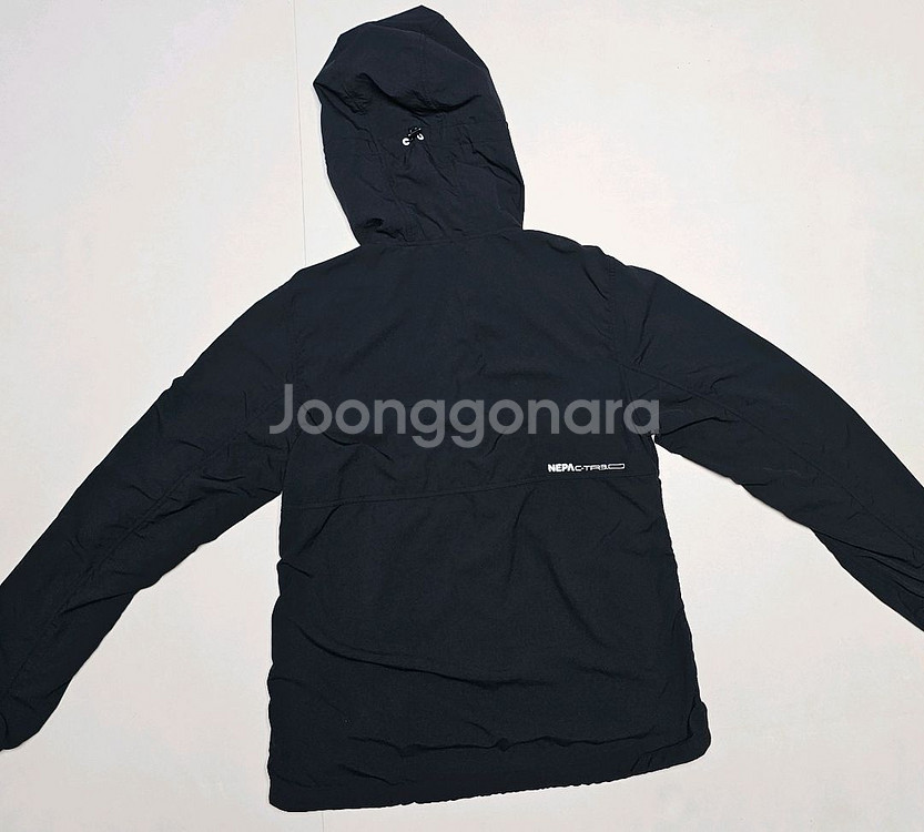 네파 바람막이 후드 블랙 여성 95--2
