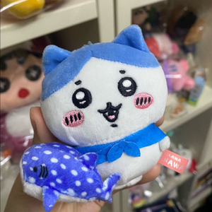 먼작귀 치이카와 하치와레 고래상어 인형 키링
