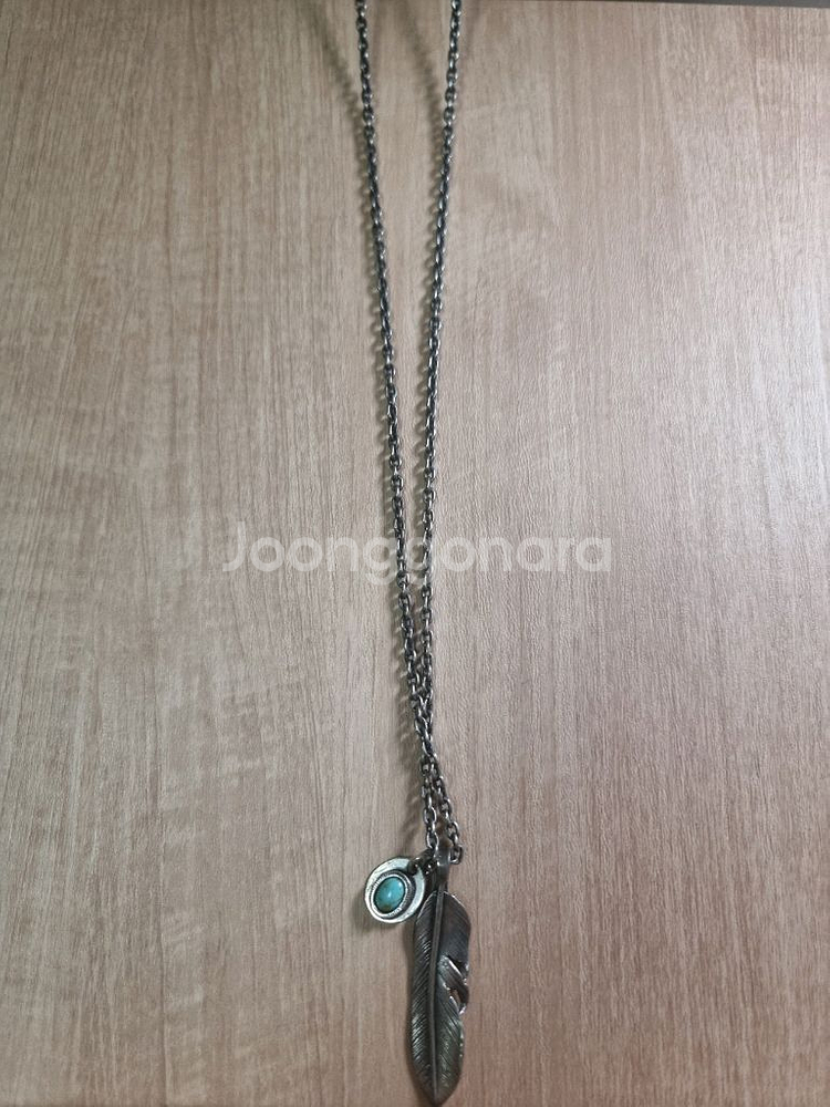 노스웍스 실버 925 펜던트 깃털 페더 나바호 인디언--0