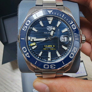 태그호이어 아쿠아레이서300 청판 43mm