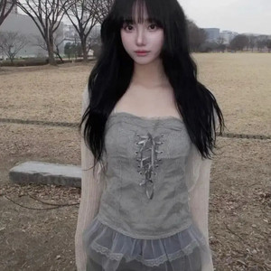 새상품) 쿄이 모리걸 레이스 슬리브리스 나시