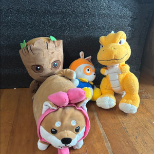 일괄) 그루트 안경북극곰 강아지 공룡 인형 일괄 인테리