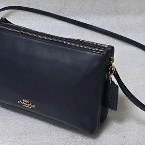 코치 COACH F34265 레더 더블집 크로스바디 백