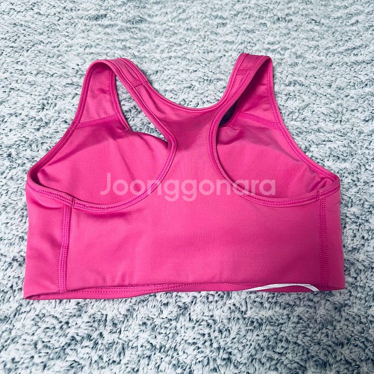 나이키 스우시 퓨추라 핑크 스포츠브라 (M)--2