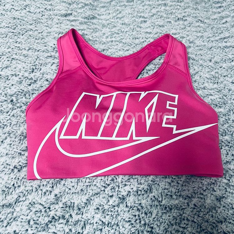 나이키 스우시 퓨추라 핑크 스포츠브라 (M)--1