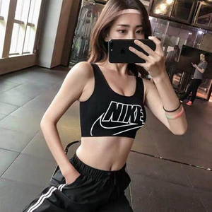 나이키 스우시 퓨추라 블랙 스포츠브라 (M)