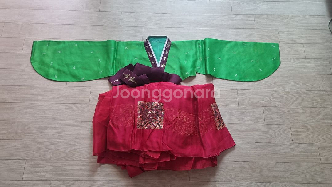 남녀 한복 세트, 1회착용--1