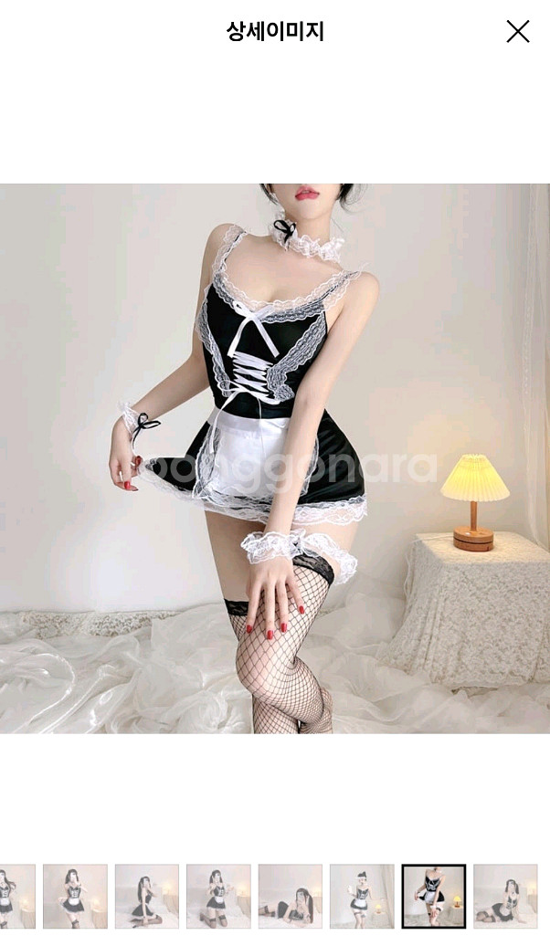 섹시 코스프레 메이드복 착샷ㅇ--0