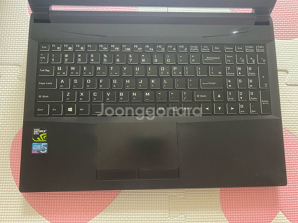 한성 노트북 i7 GTX 1660ti--4
