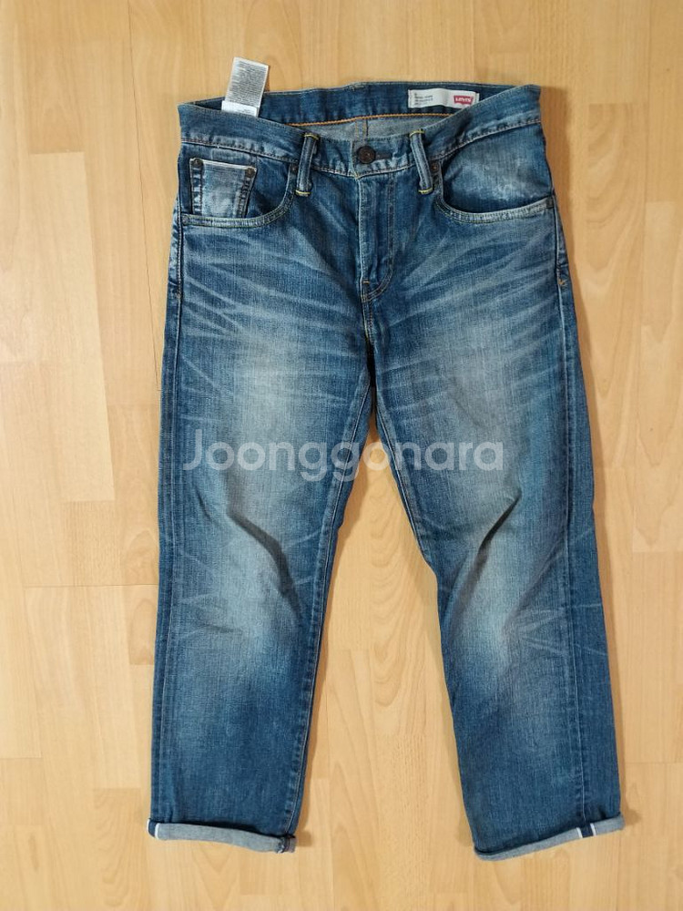리바이스 502 프리미엄 데님 일자청바지 (스판32)--0