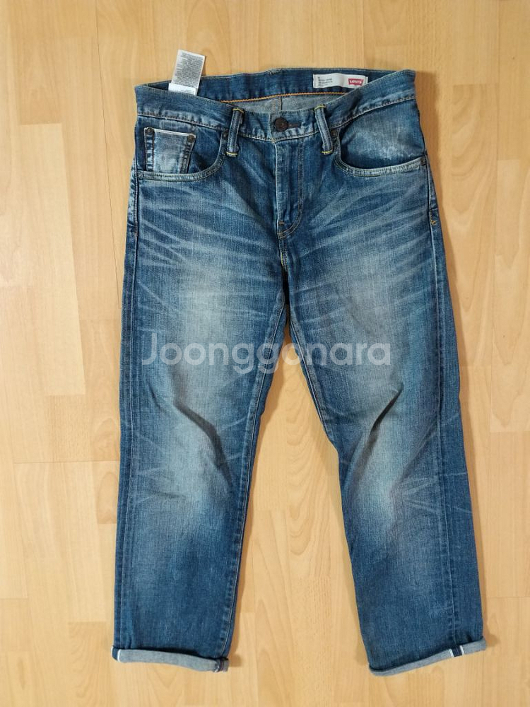 리바이스 502 프리미엄 데님 일자청바지 (스판32)--6